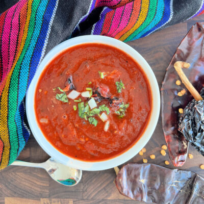 salsa roja from above recipe