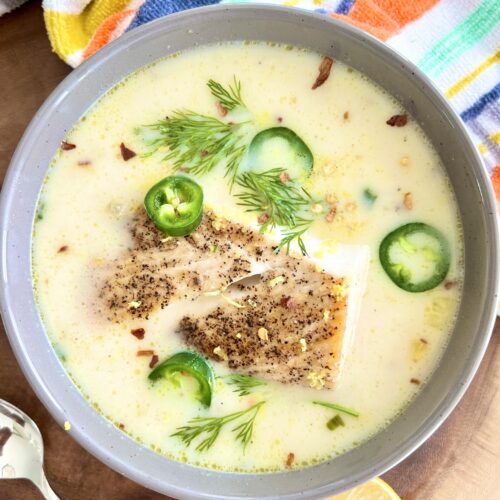 seafood chowder with jalapenos and ginger